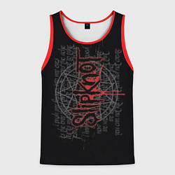 Майка-безрукавка мужская Slipknot: Pentagram, цвет: 3D-красный
