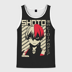 Мужская майка без рукавов My Hero Academia красные волосы
