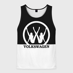 Майка-безрукавка мужская Volkswagen girls, цвет: 3D-черный