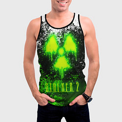 Майка-безрукавка мужская S T A L K E R 2, цвет: 3D-черный — фото 2