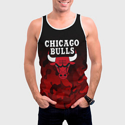 Майка-безрукавка мужская CHICAGO BULLS, цвет: 3D-белый — фото 2