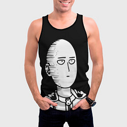 Майка-безрукавка мужская ONE-PUNCH MAN, цвет: 3D-черный — фото 2