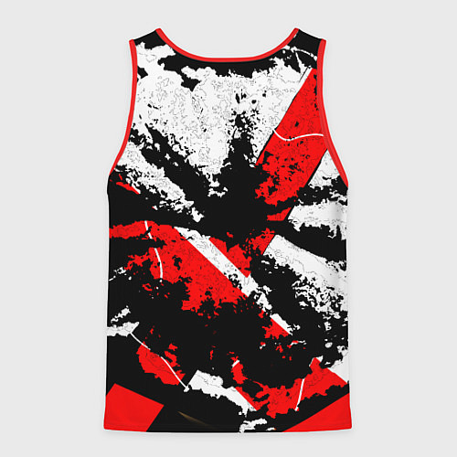 Мужская майка без рукавов DARK SIDE10 / 3D-Красный – фото 2
