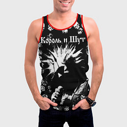 Майка-безрукавка мужская Король и Шут Анархия, цвет: 3D-красный — фото 2
