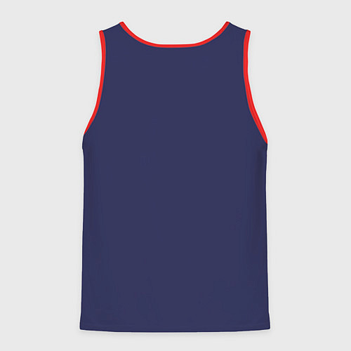 Мужская майка без рукавов Бегу - значит живу / 3D-Красный – фото 2