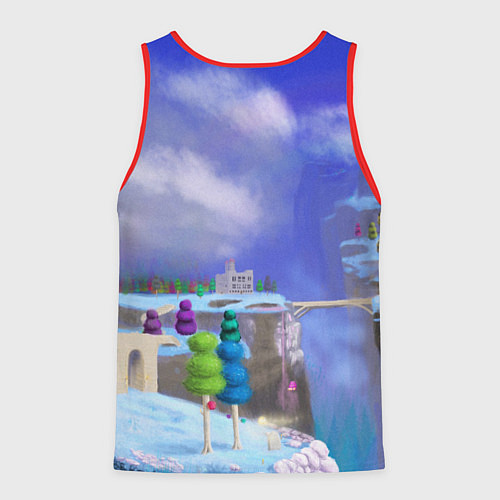 Мужская майка без рукавов Terraria / 3D-Красный – фото 2