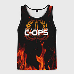 Майка-безрукавка мужская CRITICAL OPS C-OPS, цвет: 3D-черный