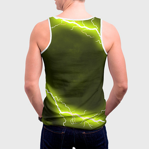 Мужская майка без рукавов Ark Survival Evolved / 3D-Белый – фото 4