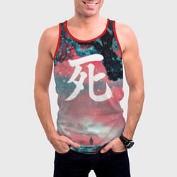 Майка-безрукавка мужская Sekiro shadows die twice, цвет: 3D-красный — фото 2