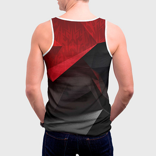 Мужская майка без рукавов Assasin's creed / 3D-Белый – фото 4