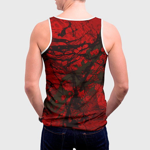 Мужская майка без рукавов Assasin's creed / 3D-Белый – фото 4