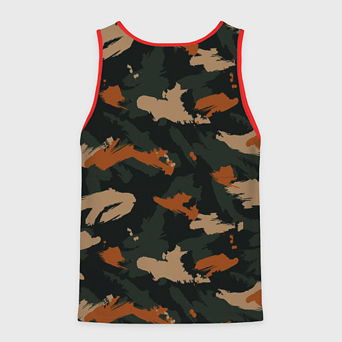 Мужская майка без рукавов С 23 февраля граната / 3D-Красный – фото 2