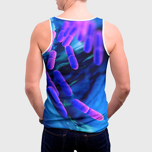 Мужская майка без рукавов PLAGUE INC / 3D-Белый – фото 4