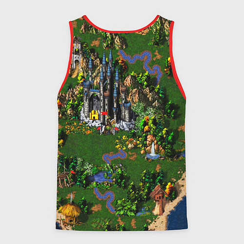 Мужская майка без рукавов Heroes of Might and Magic / 3D-Красный – фото 2