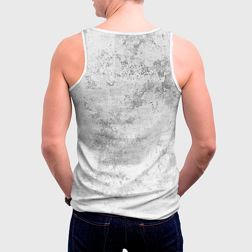 Мужская майка без рукавов Three Days Grace / 3D-Белый – фото 4