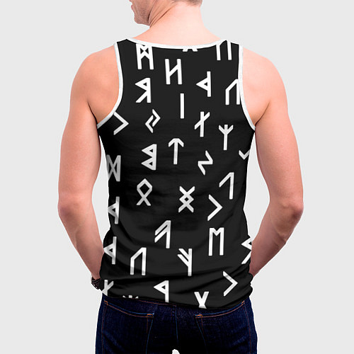 Мужская майка без рукавов Hollow Knight / 3D-Белый – фото 4