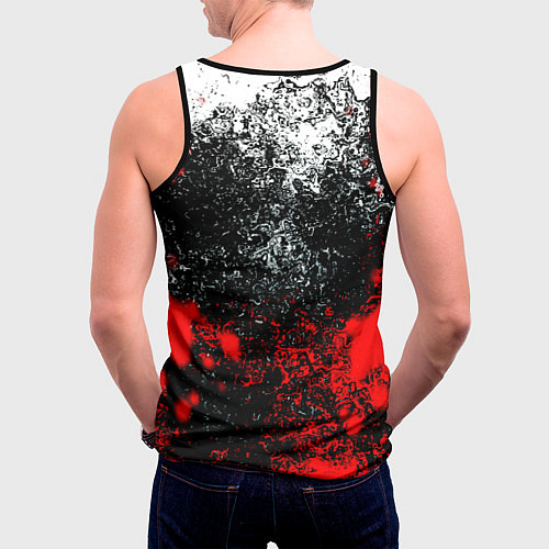 Мужская майка без рукавов UMBRELLA CORP / 3D-Черный – фото 4