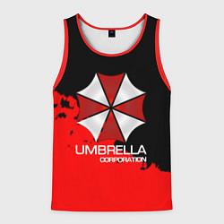 Майка-безрукавка мужская UMBRELLA CORP, цвет: 3D-красный