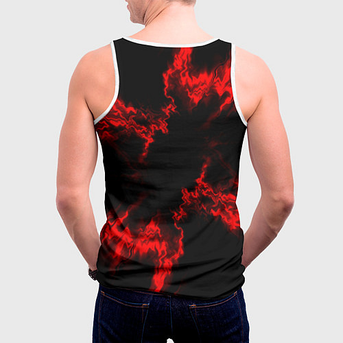 Мужская майка без рукавов UMBRELLA CORP / 3D-Белый – фото 4