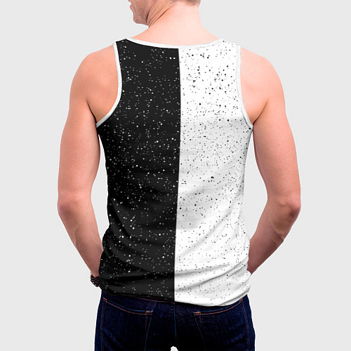 Мужская майка без рукавов Hollow Knight / 3D-Белый – фото 4