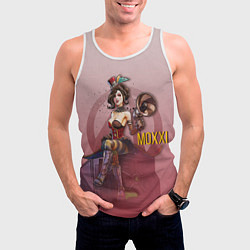 Майка-безрукавка мужская Mad Moxxi, цвет: 3D-белый — фото 2