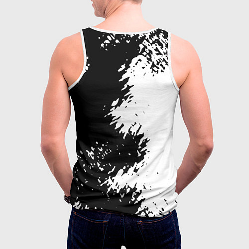 Мужская майка без рукавов THE WITCHER / 3D-Белый – фото 4