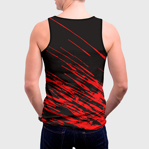 Мужская майка без рукавов UMBRELLA CORP / 3D-Черный – фото 4