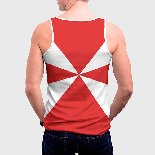 Мужская майка без рукавов Внутренние Войска / 3D-Белый – фото 4