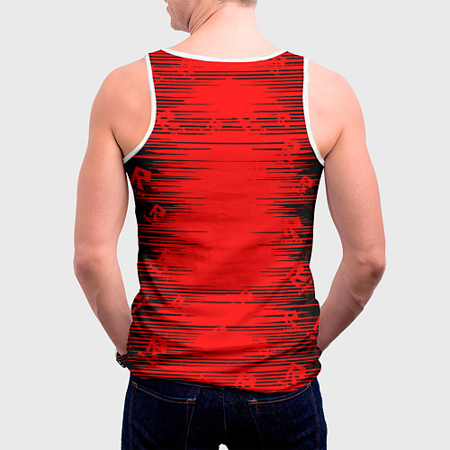 Мужская майка без рукавов Roblox / 3D-Белый – фото 4