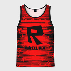 Майка-безрукавка мужская Roblox, цвет: 3D-черный