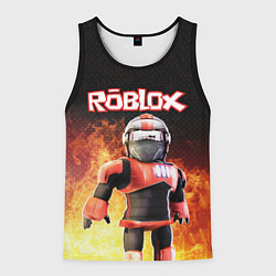 Майка-безрукавка мужская ROBLOX, цвет: 3D-черный