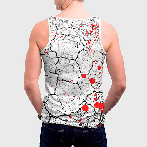 Мужская майка без рукавов DEAD BY DAYLIGHT / 3D-Белый – фото 4