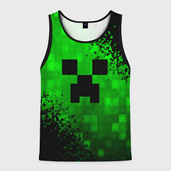 Майка-безрукавка мужская MINECRAFT, цвет: 3D-черный