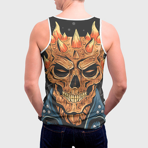 Мужская майка без рукавов Imagine Dragons / 3D-Белый – фото 4