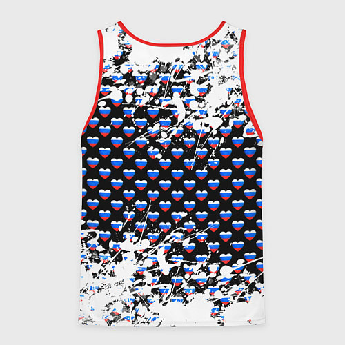 Мужская майка без рукавов CountryHumans / 3D-Красный – фото 2