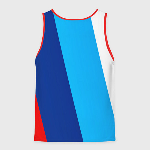 Мужская майка без рукавов BMW / 3D-Красный – фото 2