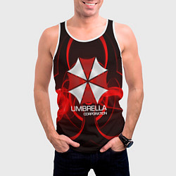 Майка-безрукавка мужская Umbrella Corp, цвет: 3D-белый — фото 2