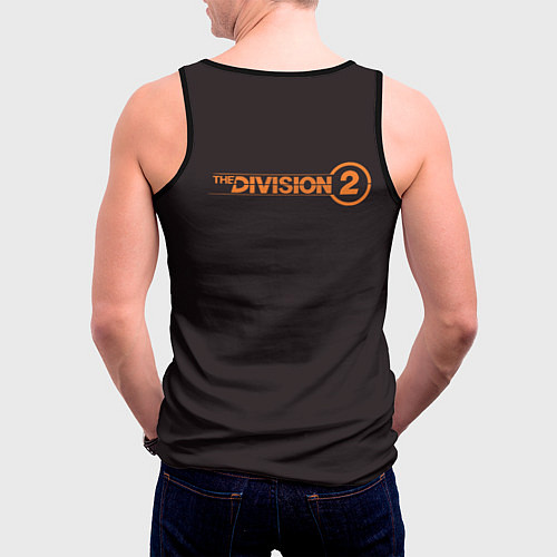 Мужская майка без рукавов The Division 2 / 3D-Черный – фото 4