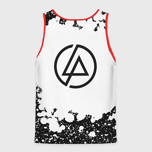 Мужская майка без рукавов LINKIN PARKспина / 3D-Красный – фото 2