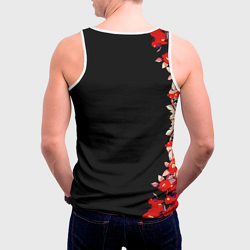 Мужская майка без рукавов Великий из бродячих псов / 3D-Белый – фото 4