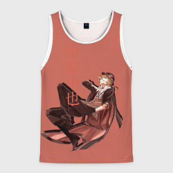 Майка-безрукавка мужская Чуя Накахара, цвет: 3D-белый