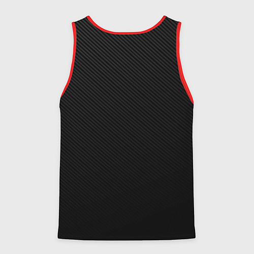 Мужская майка без рукавов MERCEDES-BENZ CARBON / 3D-Красный – фото 2