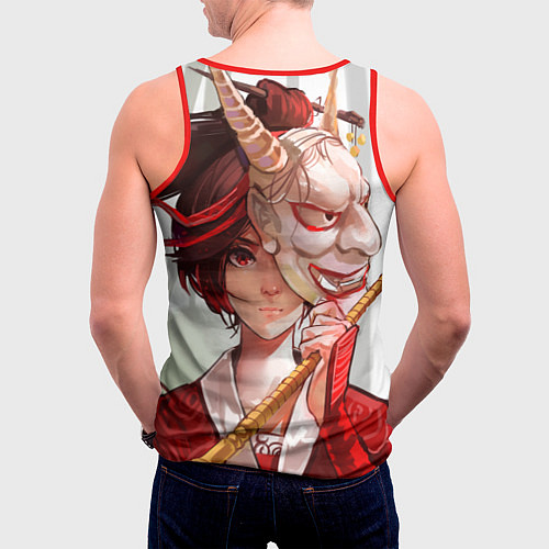 Мужская майка без рукавов Legends of Runeterra / 3D-Красный – фото 4