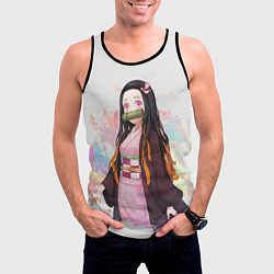 Майка-безрукавка мужская KIMETSU NO YAIBA, цвет: 3D-черный — фото 2