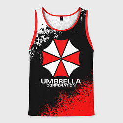 Майка-безрукавка мужская RESIDENT EVIL UMBRELLA, цвет: 3D-красный