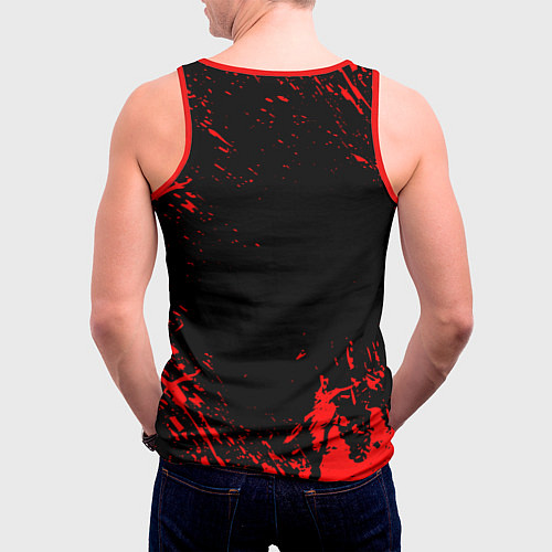 Мужская майка без рукавов Ozzy Osbourne / 3D-Красный – фото 4