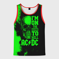 Мужская майка без рукавов I'm on the highway to hell ACDC