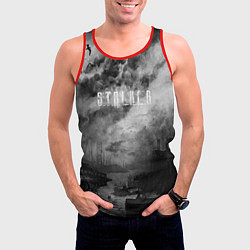 Майка-безрукавка мужская STALKER, цвет: 3D-красный — фото 2