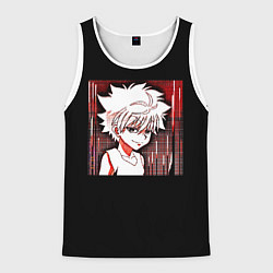 Майка-безрукавка мужская Hunter x Hunter Киллуа Killua, цвет: 3D-белый