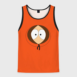 Майка-безрукавка мужская Кенни, цвет: 3D-черный